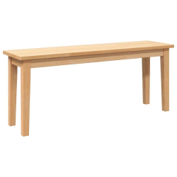 Ławka 110 cm Drewno lite Guma