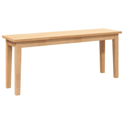Ławka 110 cm Drewno lite Guma