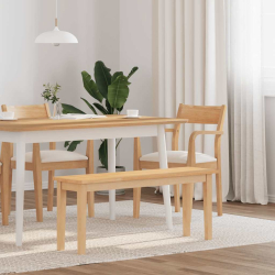 Ławka 110 cm Drewno lite Guma
