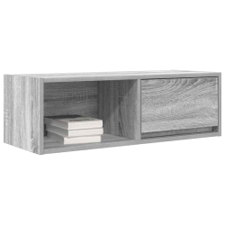Szafki RTV 2 szt. Szary Sonoma 80x31x25,5 cm Drewno klejone
