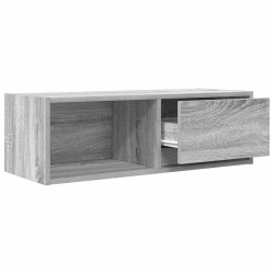 Szafki RTV 2 szt. Szary Sonoma 80x31x25,5 cm Drewno klejone