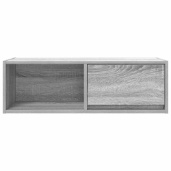 Szafki RTV 2 szt. Szary Sonoma 80x31x25,5 cm Drewno klejone