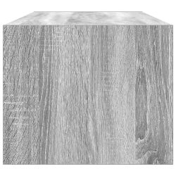 Szafki RTV 2 szt. Szary Sonoma 80x31x25,5 cm Drewno klejone