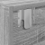 Szafki RTV 2 szt. Szary Sonoma 80x31x25,5 cm Drewno klejone