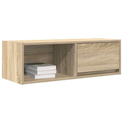 Szafki RTV 2 szt. Dąb Sonoma 80x31x25,5 cm Drewno klejone