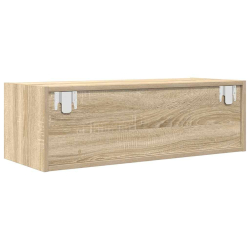 Szafki RTV 2 szt. Dąb Sonoma 80x31x25,5 cm Drewno klejone