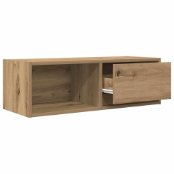 Szafki RTV 2 szt. Dąb Artisan 80x31x25,5 cm Drewno klejone