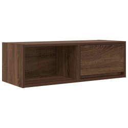 Szafki RTV 2 szt. Brązowy dąb 80x31x25,5 cm Drewno klejone
