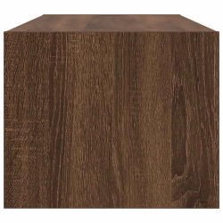 Szafki RTV 2 szt. Brązowy dąb 80x31x25,5 cm Drewno klejone