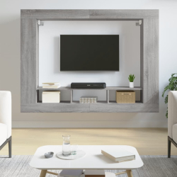 Szafka pod telewizor, szary dąb sonoma, 152x22x113 cm