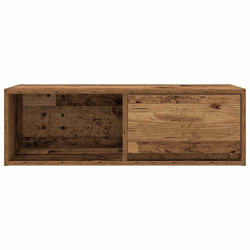 Szafki RTV 2 szt. Stare drewno 80x31x25,5 cm Drewno klejone