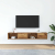 Szafki RTV 2 szt. Stare drewno 80x31x25,5 cm Drewno klejone