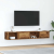 Szafki RTV 2 szt. Stare drewno 80x31x25,5 cm Drewno klejone