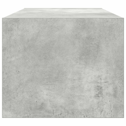 Szafka RTV Betonowa Szara 80x31x25,5 cm Drewno klejone