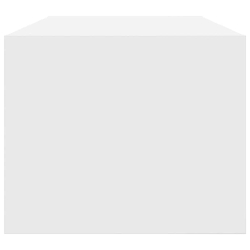 Szafki pod TV 2 szt. Białe 80x31x25,5 cm Drewno klejone