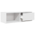 Szafki pod TV 2 szt. Białe 80x31x25,5 cm Drewno klejone