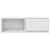 Szafki pod TV 2 szt. Białe 80x31x25,5 cm Drewno klejone