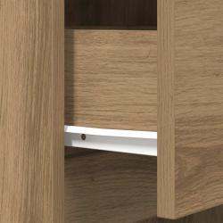 Szafka nocna Artisan Oak 39x35x125 cm Drewno klejone