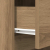 Szafka nocna Artisan Oak 39x35x125 cm Drewno klejone