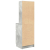 Szafka nocna Beton Szary 39x35x125 cm Drewno klejone