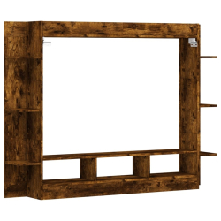 Szafka pod telewizor, przydymiony dąb, 152x22x113 cm