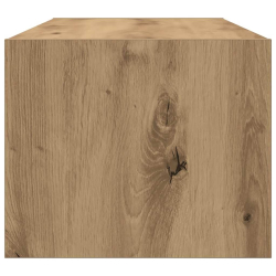 Szafka RTV Artisan Oak 80x31x25,5 cm Drewno klejone