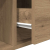 Szafka RTV Artisan Oak 80x31x25,5 cm Drewno klejone