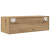 Szafka RTV Artisan Oak 80x31x25,5 cm Drewno klejone