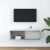 Szafka RTV Szara Sonoma 80x31x25,5 cm Drewno klejone
