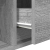 Szafka RTV Szara Sonoma 80x31x25,5 cm Drewno klejone