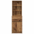 Szafka nocna Stare drewno 39x35x125 cm Drewno klejone