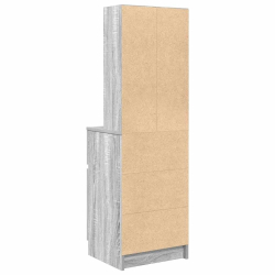 Szafka nocna Szara Sonoma 39x35x125 cm Drewno klejone