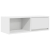 Szafka RTV Biała 80x31x25,5 cm Drewno klejone