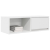 Szafka RTV Biała 80x31x25,5 cm Drewno klejone