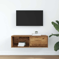 Szafka RTV Stare drewno 80x31x25,5 cm Drewno klejone