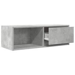 Szafki RTV 2 szt. Beton Szary 80x31x25,5 cm Drewno klejone