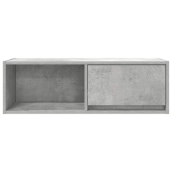 Szafki RTV 2 szt. Beton Szary 80x31x25,5 cm Drewno klejone