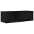 Szafka RTV Czarny Dąb 80x31x25,5 cm Drewno klejone