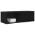 Szafka RTV Czarny Dąb 80x31x25,5 cm Drewno klejone