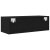 Szafka RTV Czarny Dąb 80x31x25,5 cm Drewno klejone