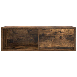 Szafki RTV 2 szt. Dąb wędzony 80x31x25,5 cm Drewno klejone