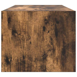 Szafki RTV 2 szt. Dąb wędzony 80x31x25,5 cm Drewno klejone