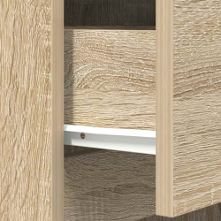 Szafka nocna Sonoma Oak 39x35x125 cm Drewno klejone