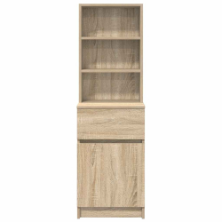 Szafka nocna Sonoma Oak 39x35x125 cm Drewno klejone