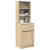 Szafka nocna Sonoma Oak 39x35x125 cm Drewno klejone