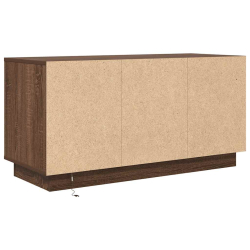 Szafka RTV z oświetleniem LED Brązowy Dąb 100x41x50 cm