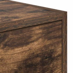Szafki RTV 2 szt. Dąb wędzony 100x31x25,5 cm Drewno klejone