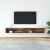 Szafki RTV 2 szt. Dąb wędzony 100x31x25,5 cm Drewno klejone