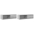 Szafki RTV 2 szt. Szary Sonoma 100x31x25,5 cm Drewno klejone