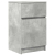 Szafki nocne 2 szt. Beton Szary 39x35x65 cm Drewno klejone